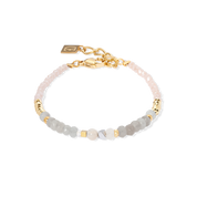 Bracciale amuleto Modern Future oro-beige