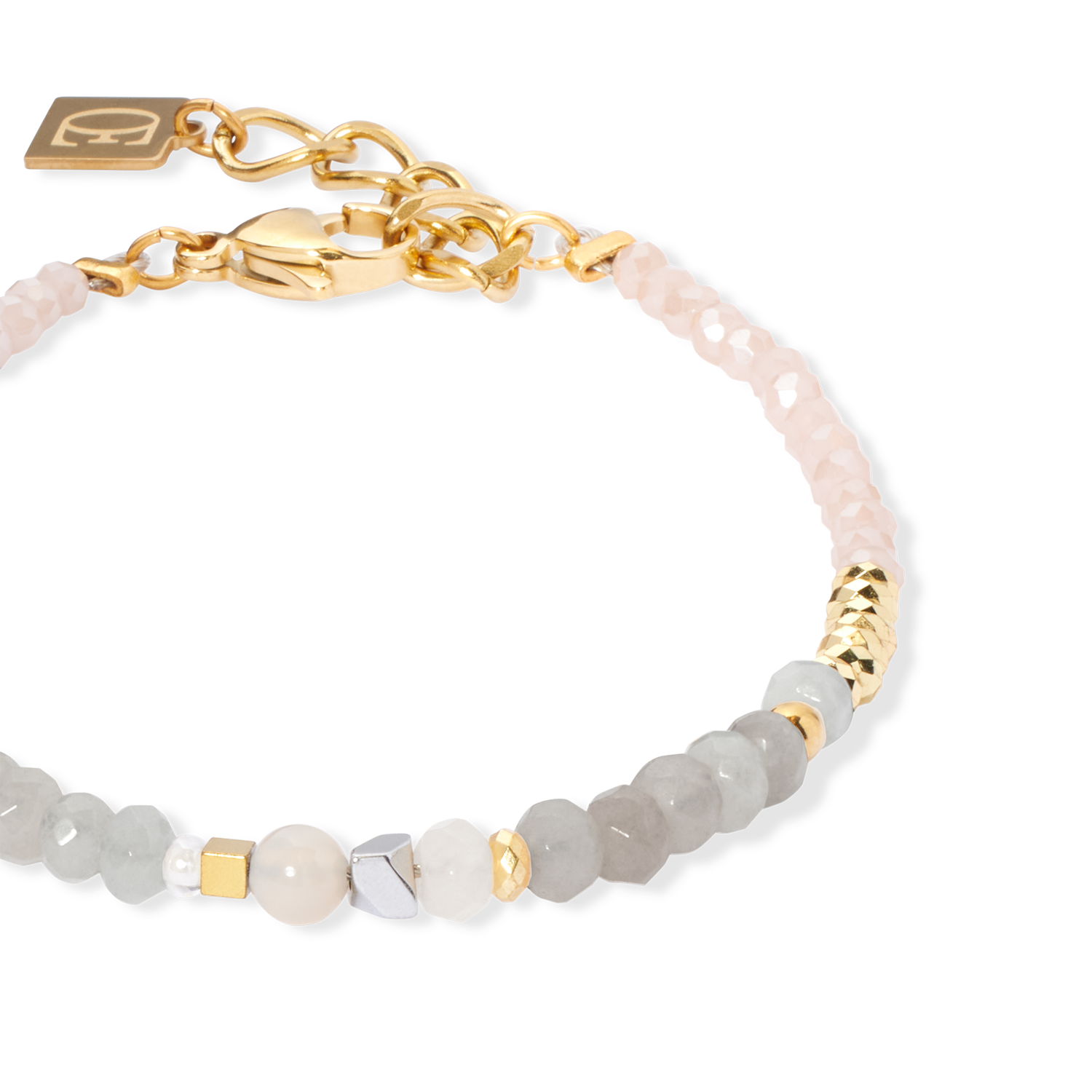 Bracciale amuleto Modern Future oro-beige