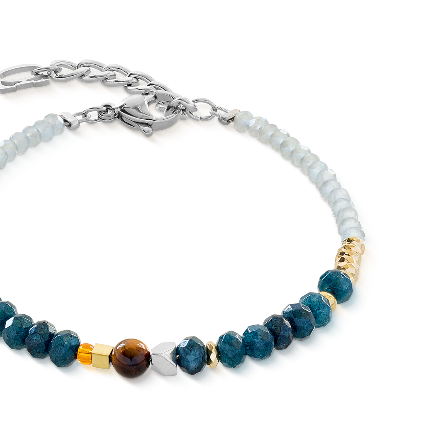 Bracciale Amuleto Modern Future Motion bicolore