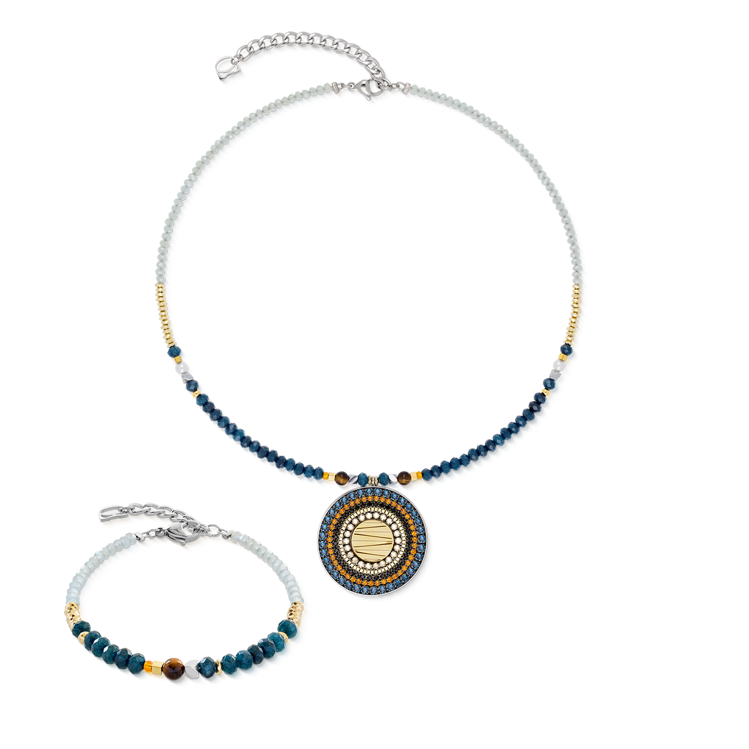 Bracciale Amuleto Modern Future Motion bicolore