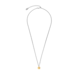 Collana Chain Spikes Cube Solo oro-argento