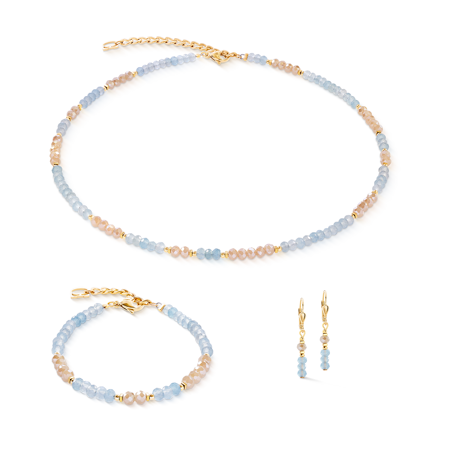 Collana Rhythm Jade Sky oro