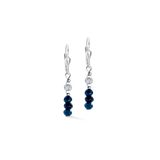 Orecchini Rhythm Jade Navy argento