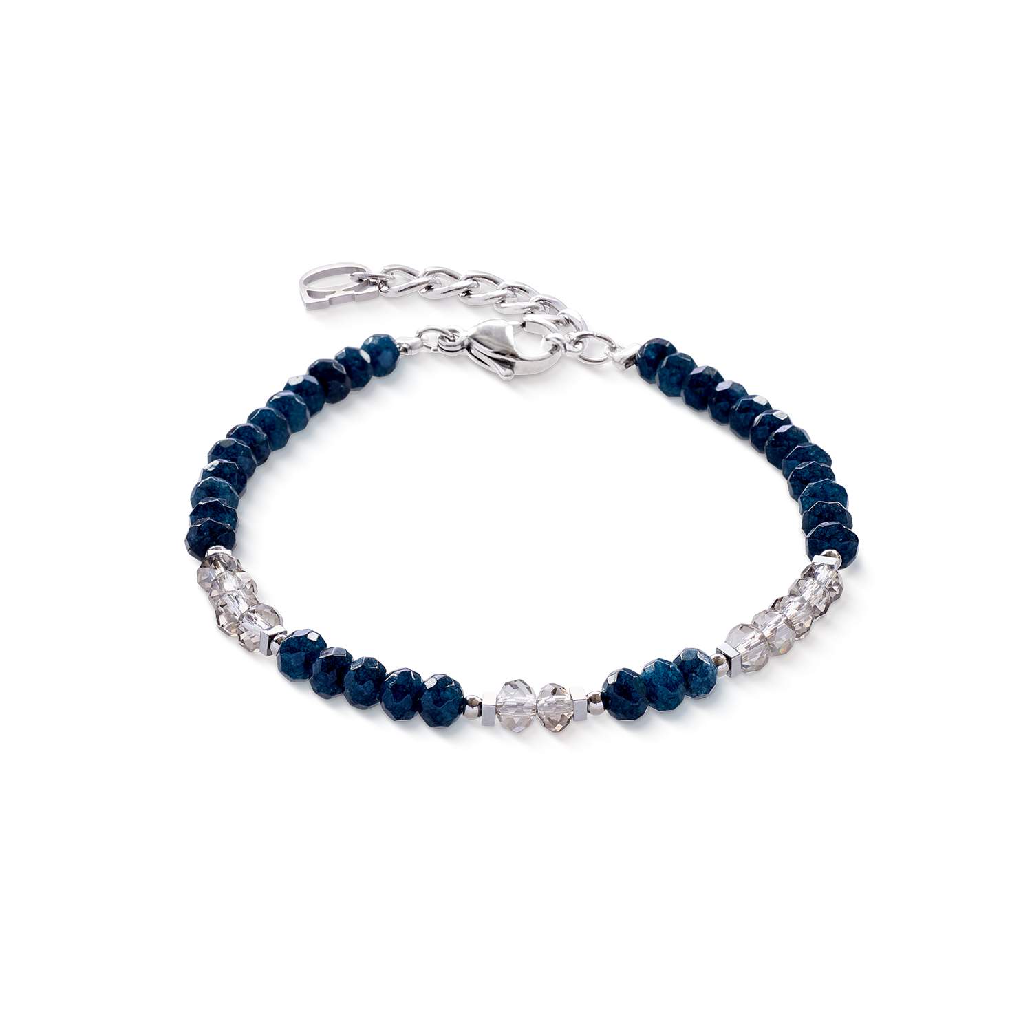 Bracciale Rhythm Jade Navy argento