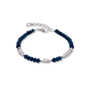 Bracciale Rhythm Jade Navy argento