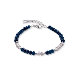 Bracciale Rhythm Jade Navy argento
