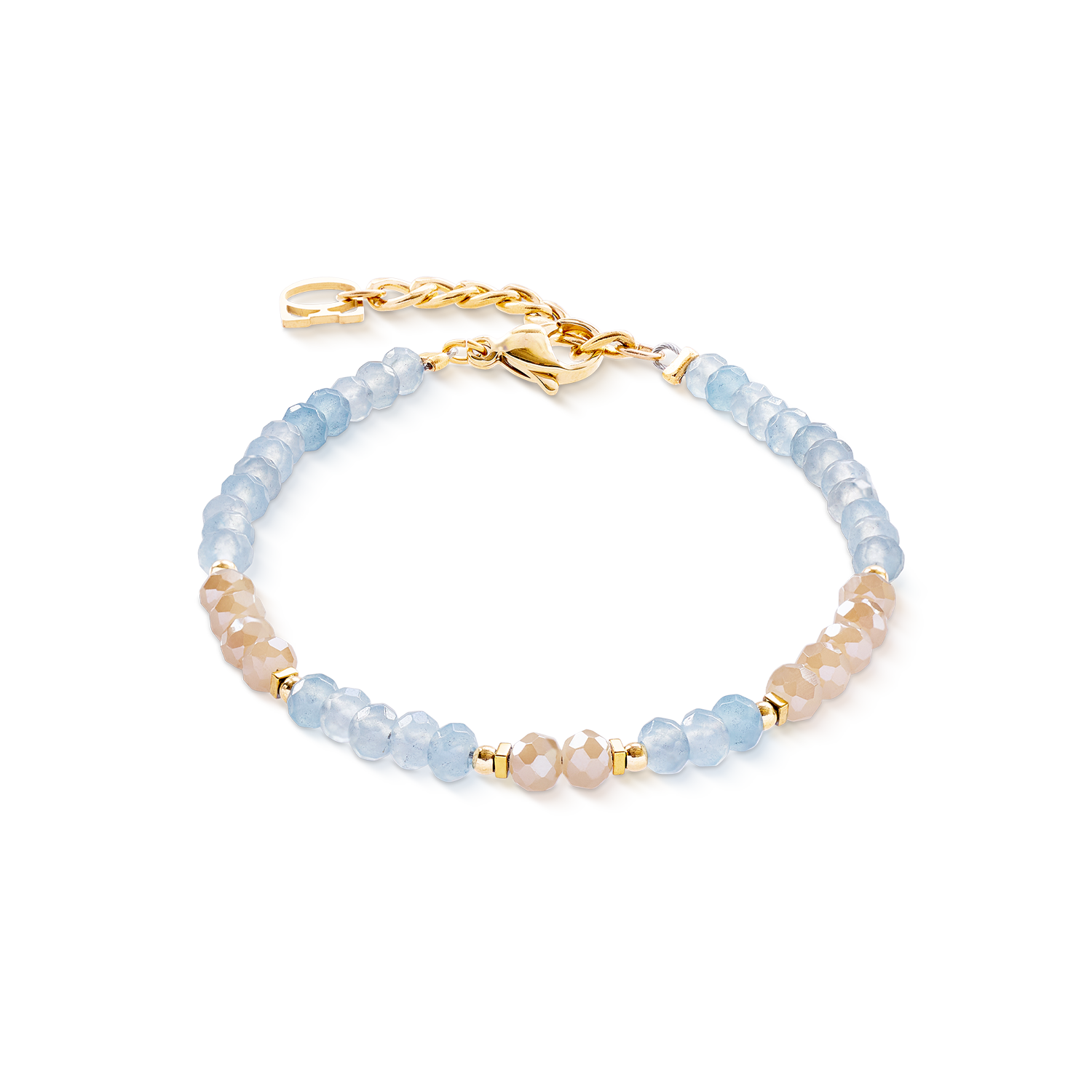 Bracciale Rhythm Jade Sky oro