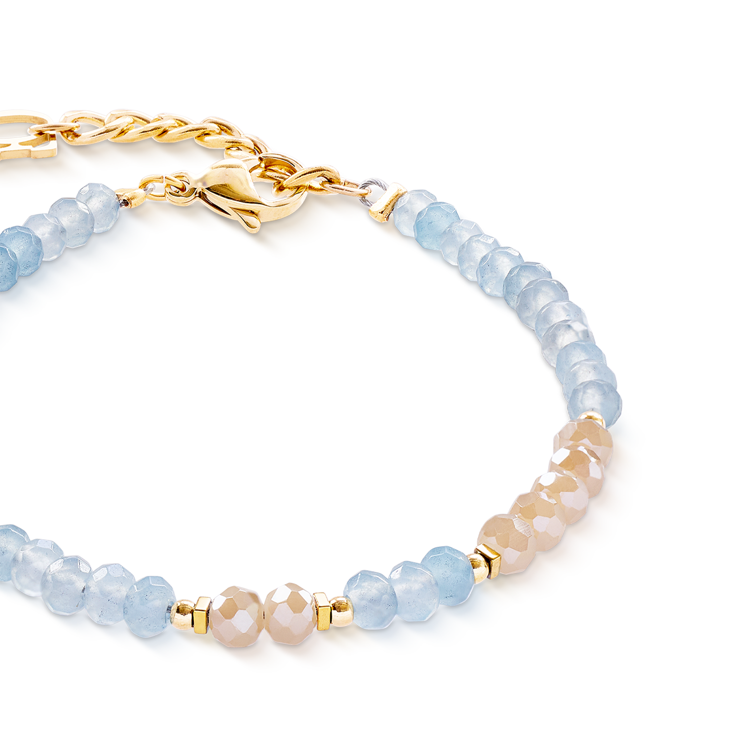 Bracciale Rhythm Jade Sky oro