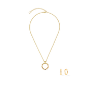 Collana Soft Cube Circle Glow Sunset oro