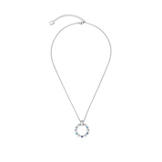 Collana Soft Cube Circle Glow Ocean argento