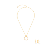 Collana Soft Cube Circle Glow oro