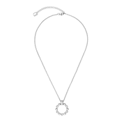 Collana Soft Cube Circle Glow argento
