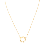 Collana Small Soft Cube Circle Glow oro