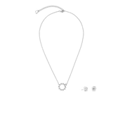 Orecchini a lobo Small Soft Cube Glow argento