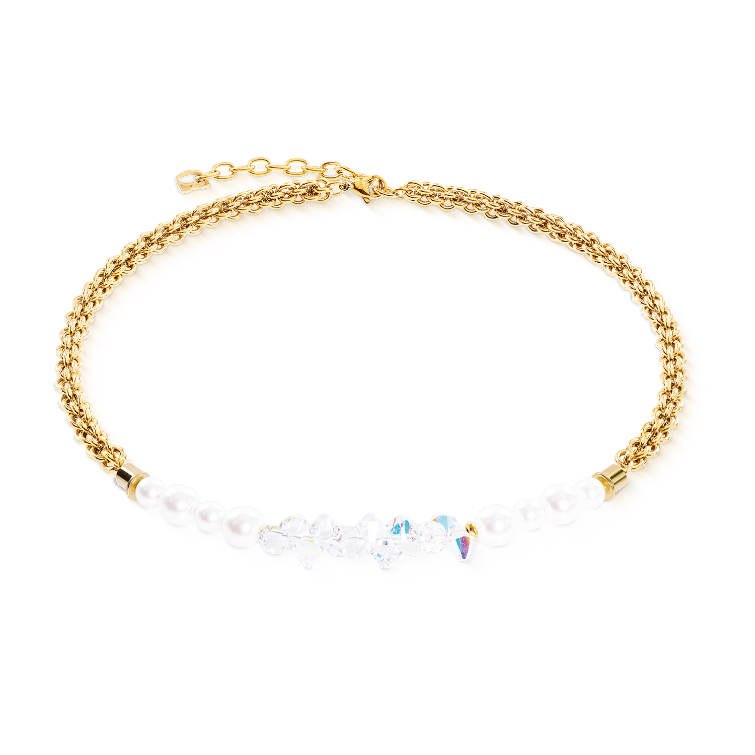 Collana Dancing Crystals Fusion oro