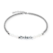 Collana Dancing Crystals Fusion argento