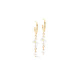 Orecchini a cerchio Dancing Crystals Fusion oro