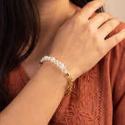 COEUR DE LION Bracciale Dancing Crystals Fusion oro – indossato