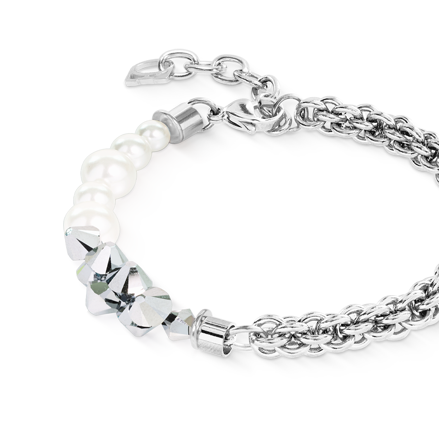Bracciale Dancing Crystals Fusion argento