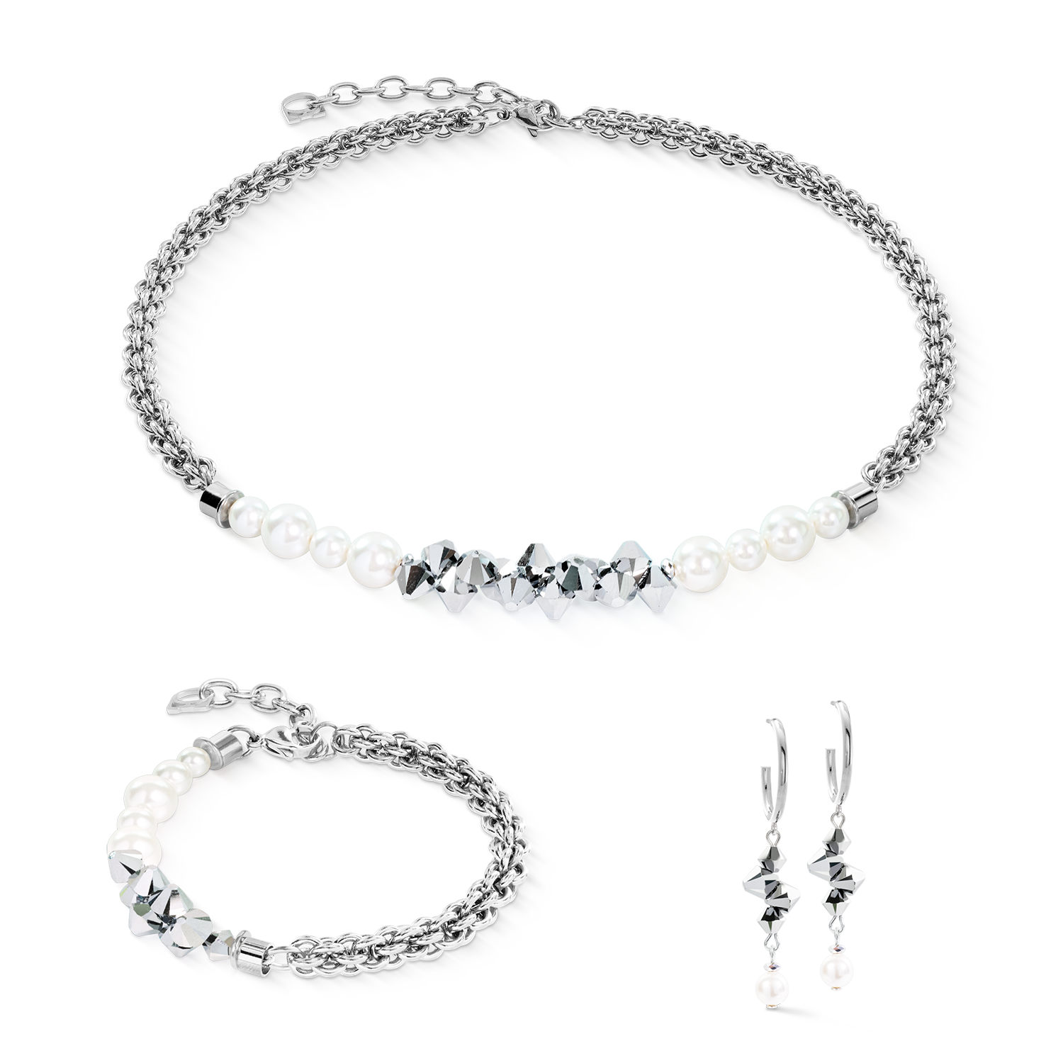 Bracciale Dancing Crystals Fusion argento