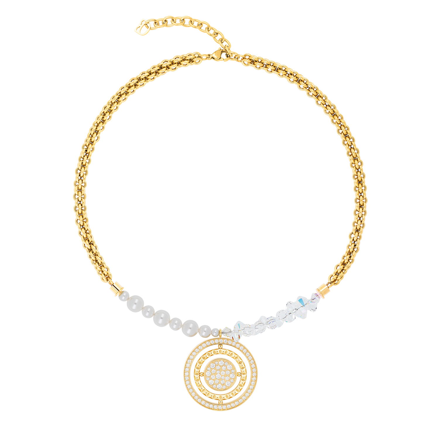 Collana Amuleto Fusion Sparkle oro
