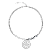 Collana Amuleto Fusion Sparkle argento