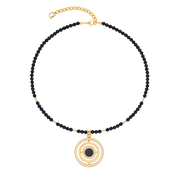 Collana Amuleto Modern Icon Noir oro