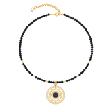 Collana Amuleto Modern Icon Noir oro