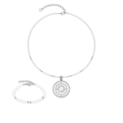 Collana Amuleto Modern Icon Pearl argento