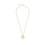 Collana Circle Trio Crystal oro