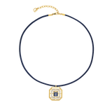 Collana Amuleto Icon Frame Soft Lapis oro
