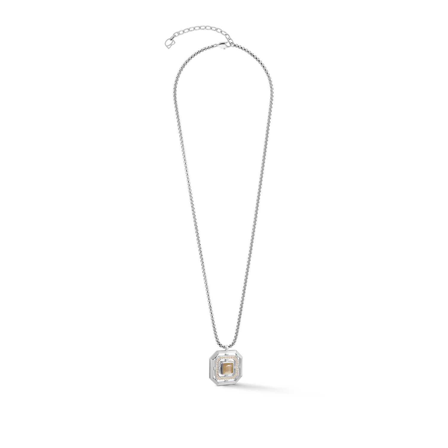 Collana Amuleto Icon Frame Pure Sand argento