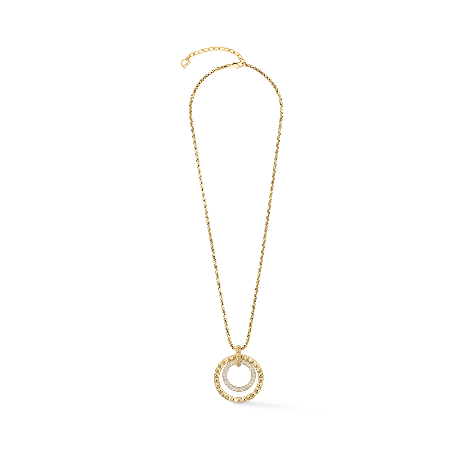 Collana Circle Duo Multicolor Rainbow oro