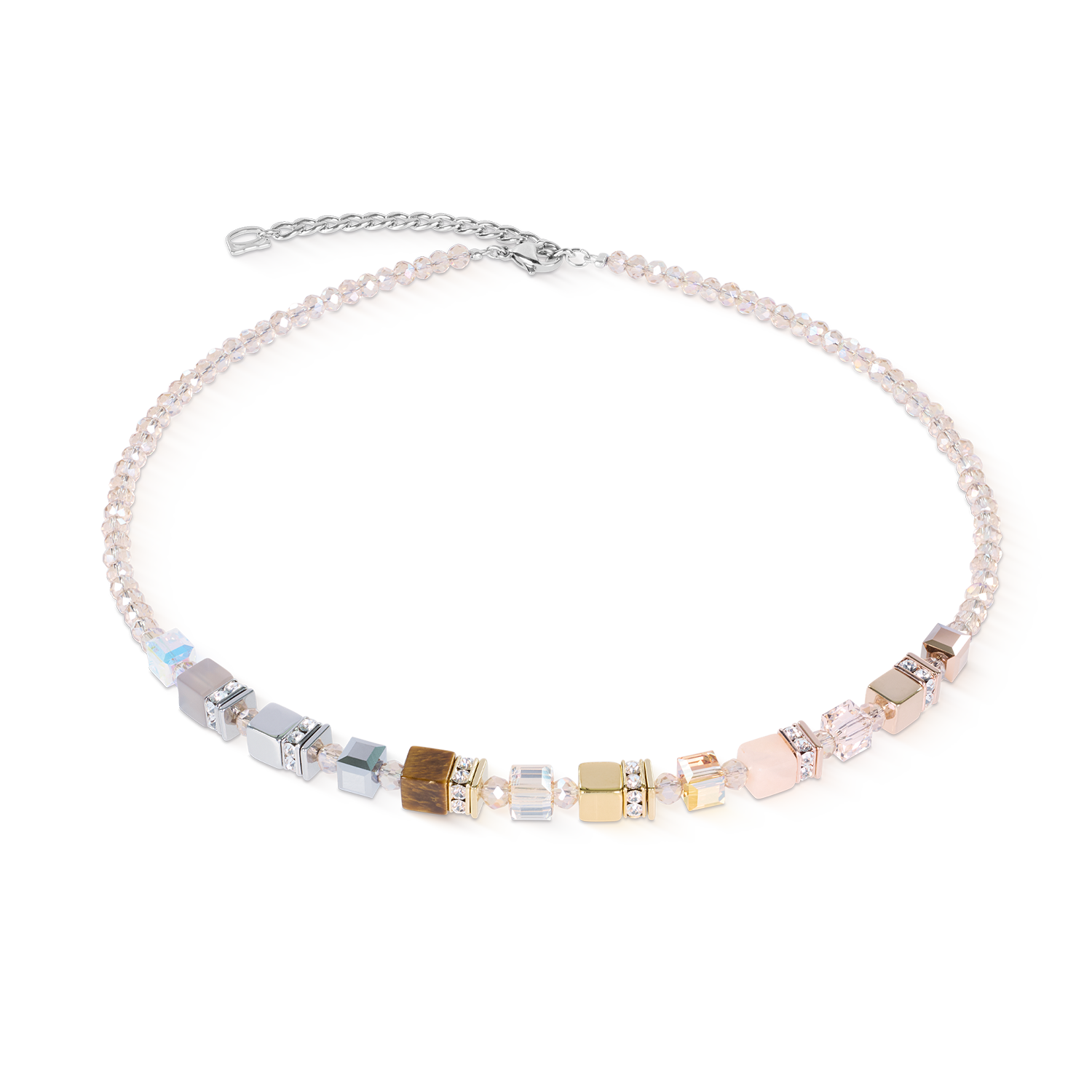 Collana GeoCUBE® Precious Nature Tricolor Sand