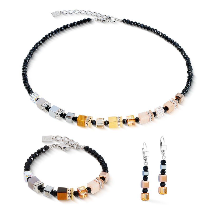 Collana GeoCUBE® Precious Nature tricolore