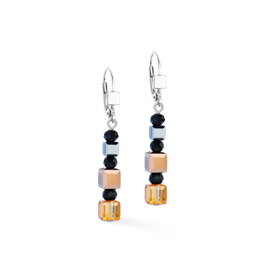 Orecchini GeoCUBE® Precious Nature tricolore