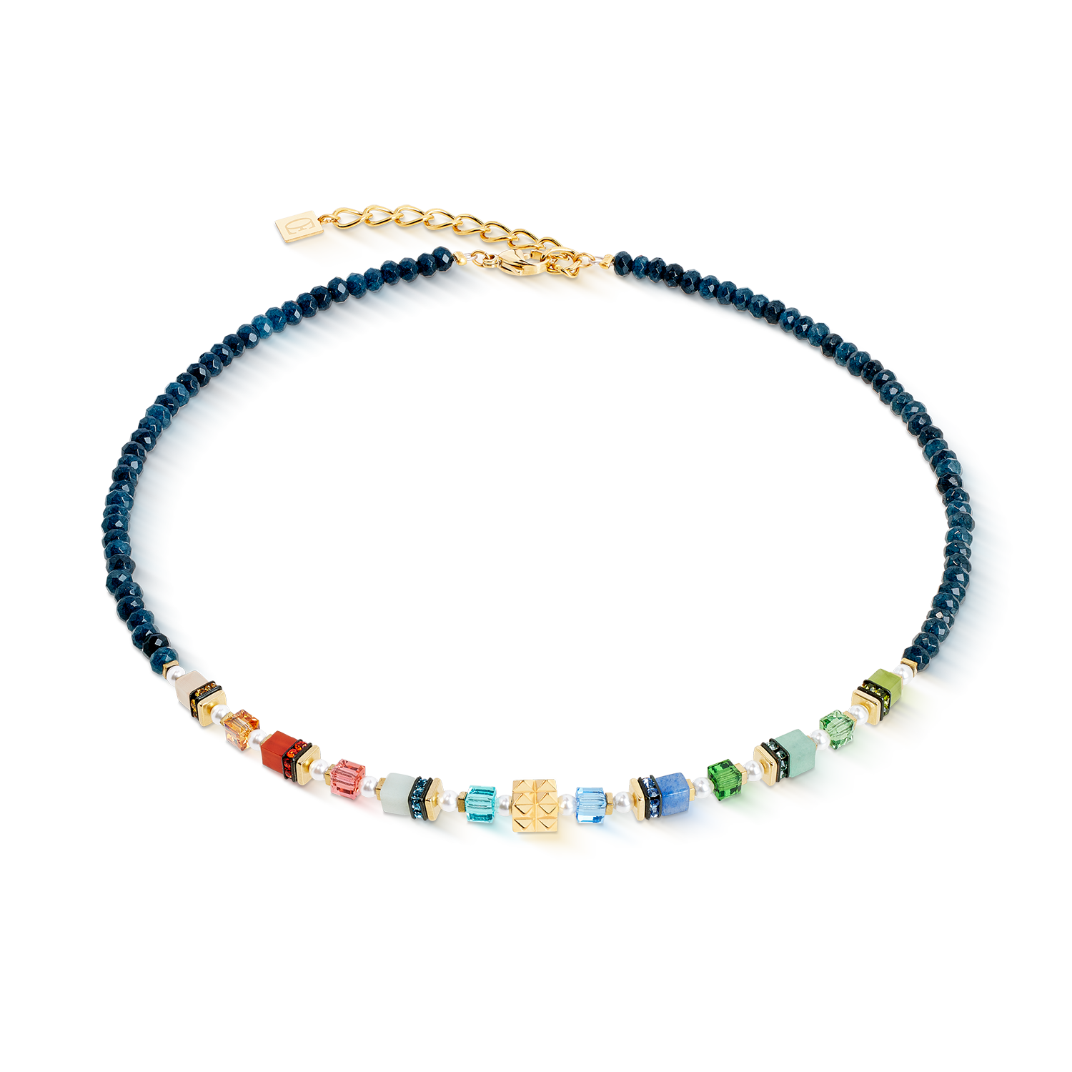 Collana Sparkling Princess Spikes oro-multicolore