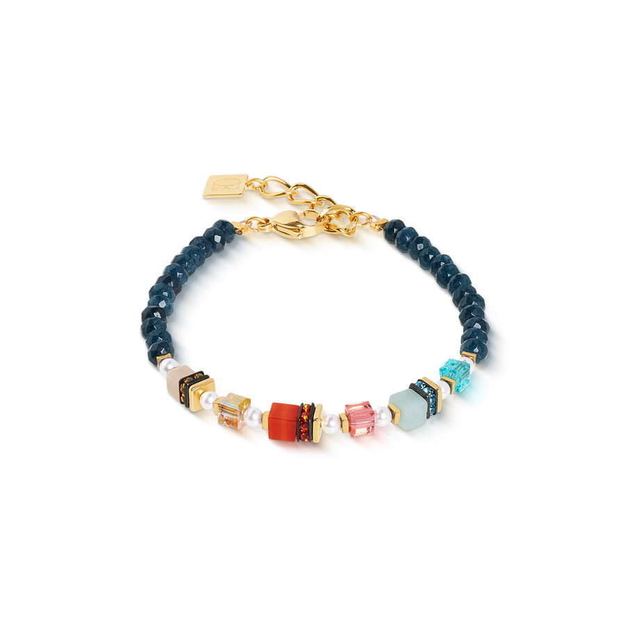Bracciale Sparkling Princess Spikes oro-multicolore