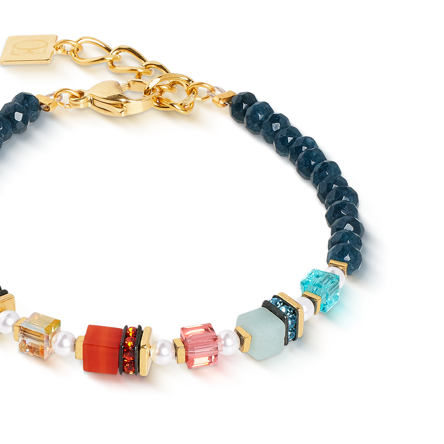 Bracciale Sparkling Princess Spikes oro-multicolore