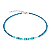 Collana Princess Teal Glow argento