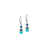Orecchini Princess Teal Glow argento