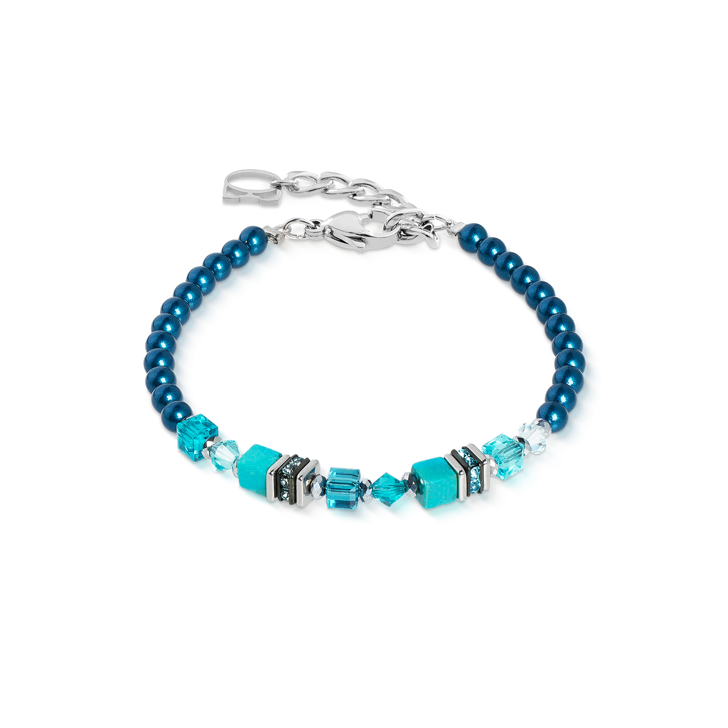Bracciale Princess Teal Glow argento
