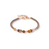 Bracciale Princess Earth Glow oro rosa-marrone
