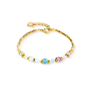 Bracciale Cube Aura pastello oro