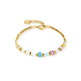 Bracciale Cube Aura pastello oro