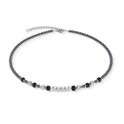 Collana Beads & Pearls Spike Anthracite