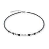 Collana Beads & Pearls Spike Anthracite