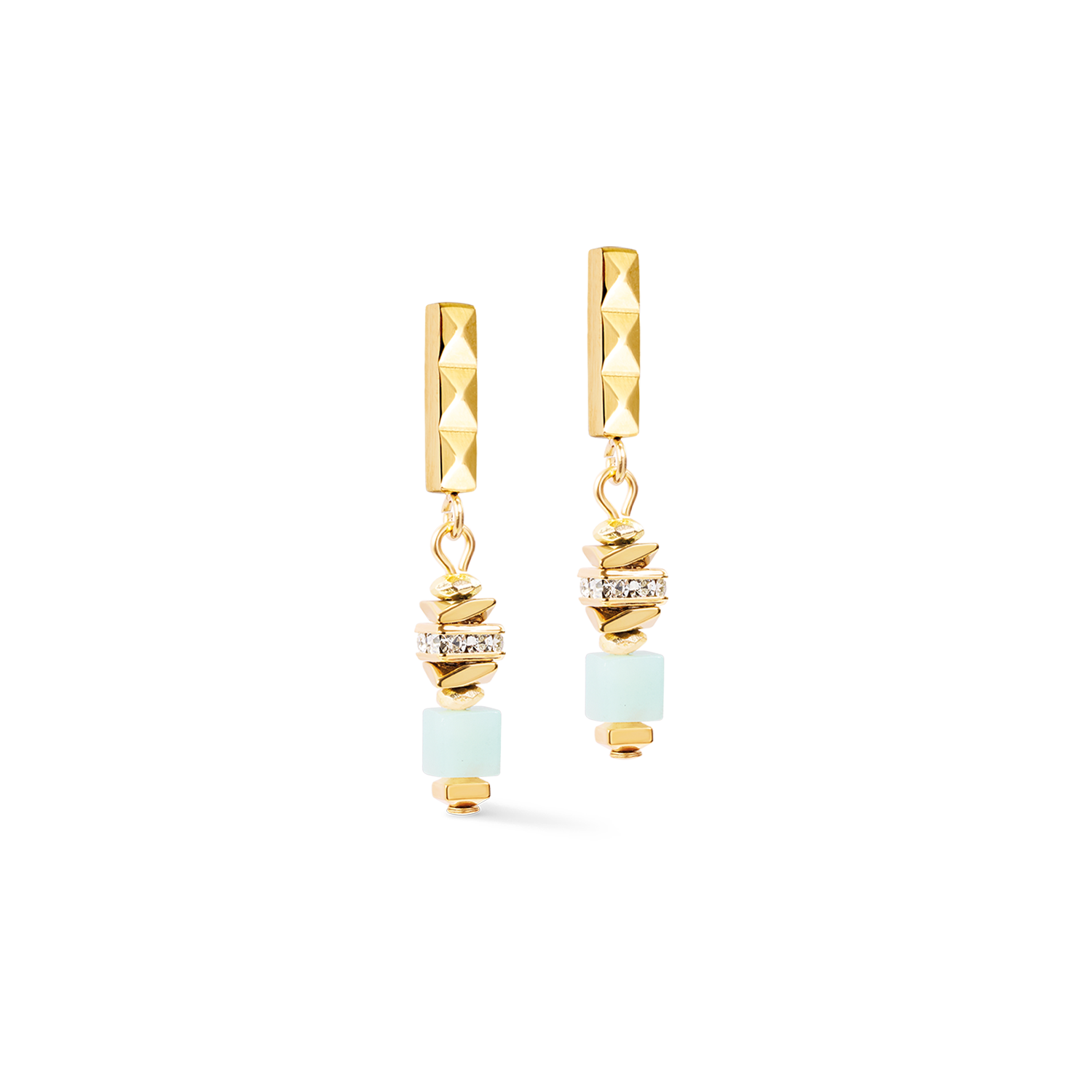 Orecchini Beads & Pearls Spike Pastel