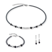 Bracciale Beads & Pearls Spike Anthracite