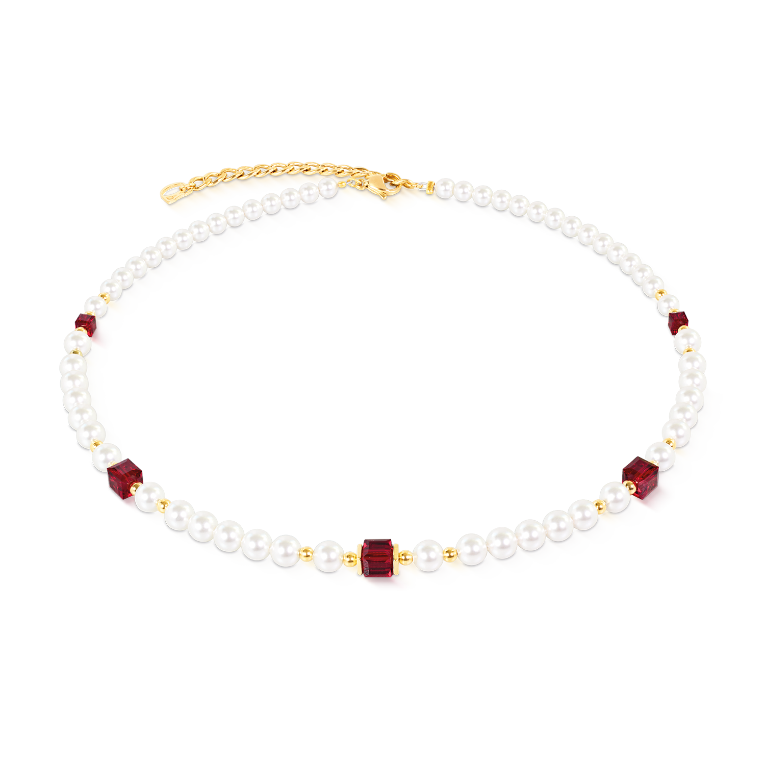 Collana Cocktail Pearls Ruby